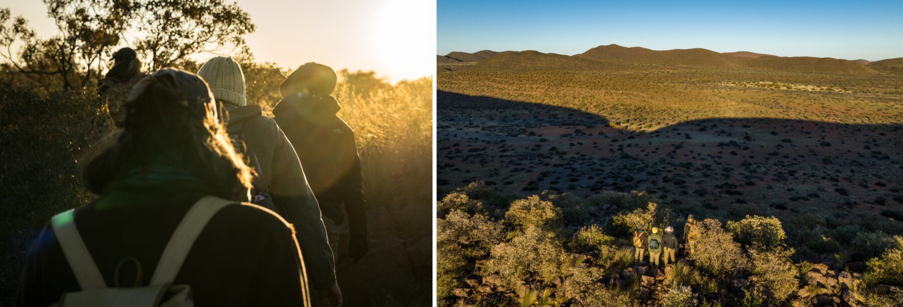 Hiking up Bushman Hill 